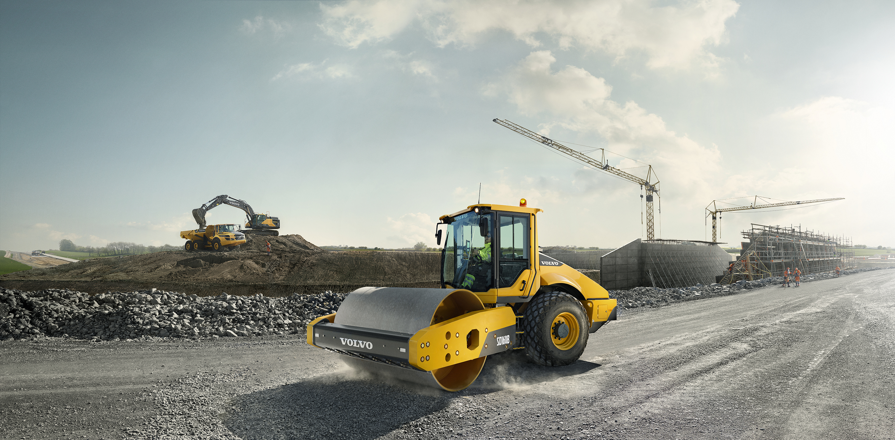 Soil Compactor Machine For Rent 